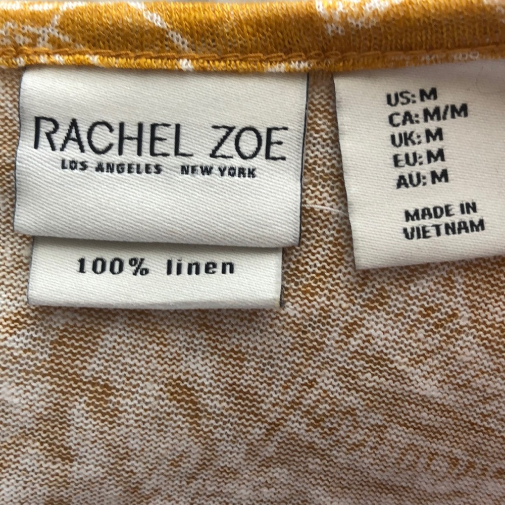 Rachel Zoe linen top. M - Picture 7 of 7